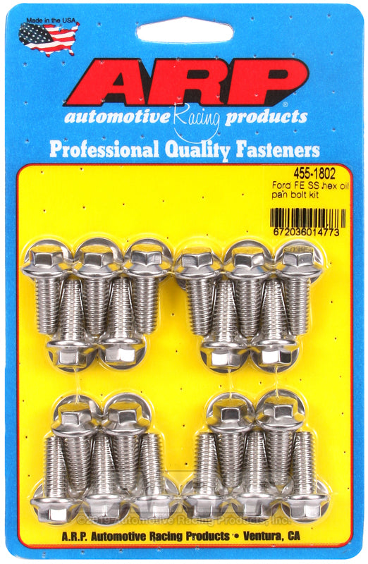 ARP Ford FE SS Hex Oil Pan Bolt Kit-thumbmail-1