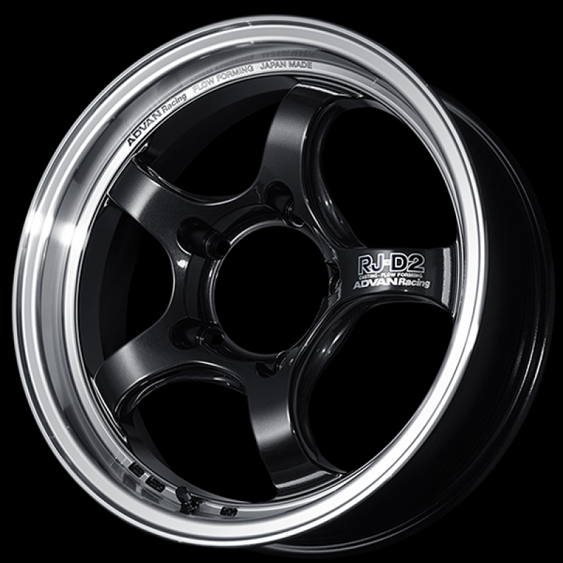 Advan RG-D2 18x9.5 / +12 Offset / 5-114.3 / 73mm Bore / Machining & Black Gunmetallic-thumbmail-1