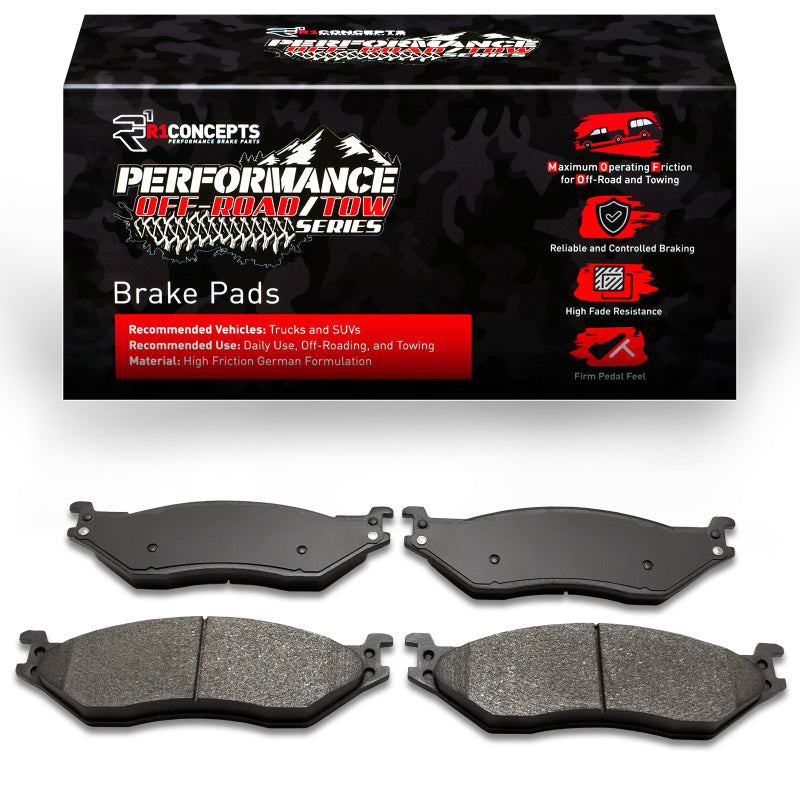 R1 04-20 Winnebago Sunova Front/Rear Performance Off-Road/Tow Brake Pads-thumbmail-1
