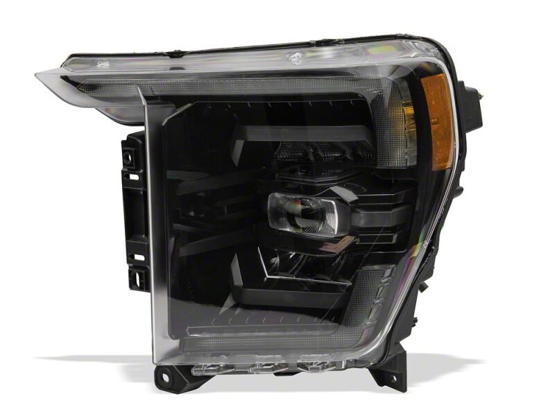 Raxiom 21-23 Ford F-150 CXR Series LED Headlights/White DRL- Black - Clear Lens-thumbmail-2