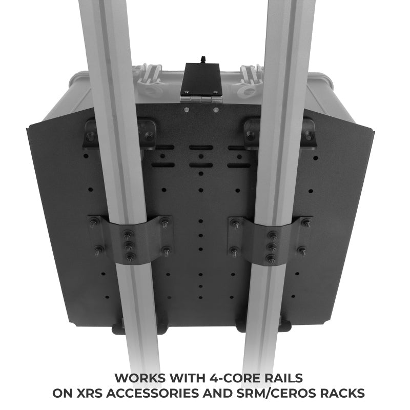 Go Rhino XVenture Gear Hard Case Mount Large 20in. (Mount ONLY for XRS/SRM Racks) - Tex. Blk-thumbmail-5