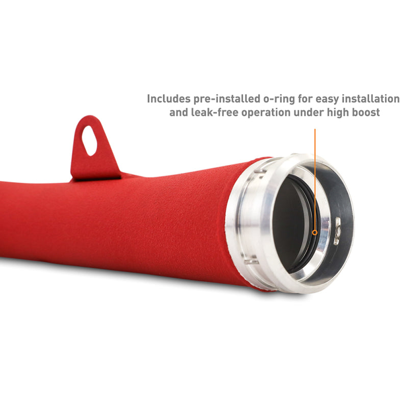 Mishimoto 2022+ Subaru WRX Charge Pipe - Wrinkle Red-thumbmail-4