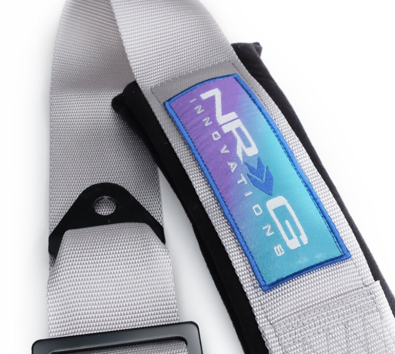 NRG 5PT 3in. Seat Belt Harness / Cam Lock - Silver-thumbmail-4