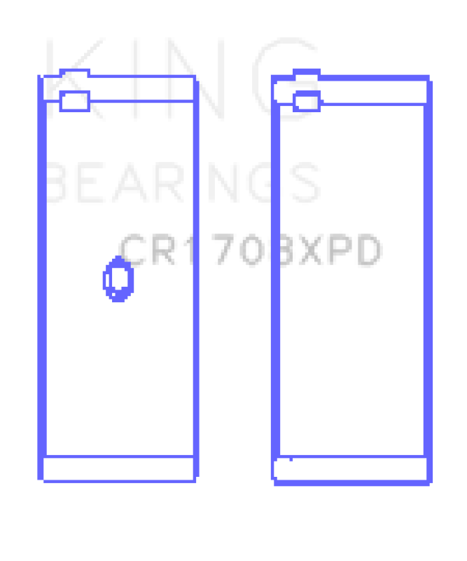 King Engine Bearings ChevrolET Custom Performance (Size STDX) Connecting Rod Bearing Set-thumbmail-2