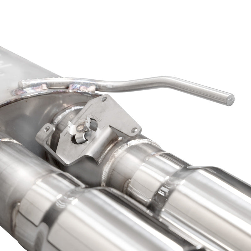 Stainless Works 2024 Mustang GT Catback Quad Tips Redline Sound H-Pipe Factory Connect Exhaust-thumbmail-4