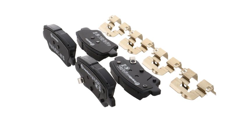 Brembo OE 21-22 Hyundai Accent/19-24 Nexo/2016 Sonata/2019 Sonata PRIME Low-Met Brake Pad - Rear-thumbmail-12