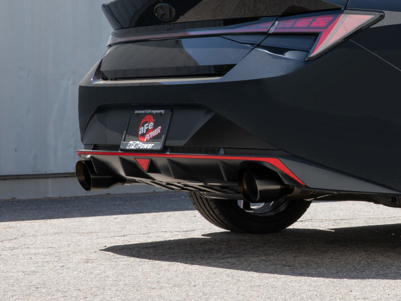 aFe Takeda Hyundai Elantra N 22-23 L4-2.0L (t) 3in 304 SS Cat-Back Exhaust w/ Black Tips-thumbmail-2