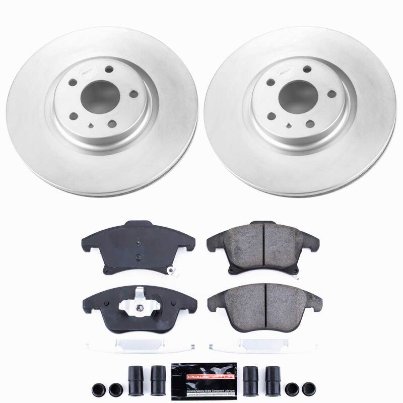 Power Stop 13-20 Ford Fusion Front Z23 Coated Brake Kit-thumbmail-1