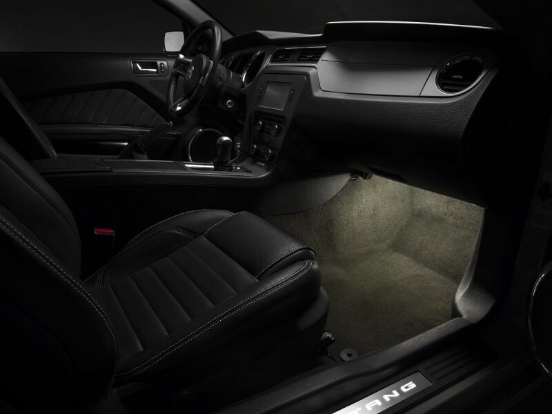 Raxiom 05-14 Ford Mustang LED Footwell Lighting Kit- White-thumbmail-2