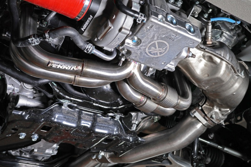 Perrin 22-24 Subaru WRX / 20-24 OBXT & Legacy XT / 19-24 Ascent Equal Length Header - Brushed SS-thumbmail-16