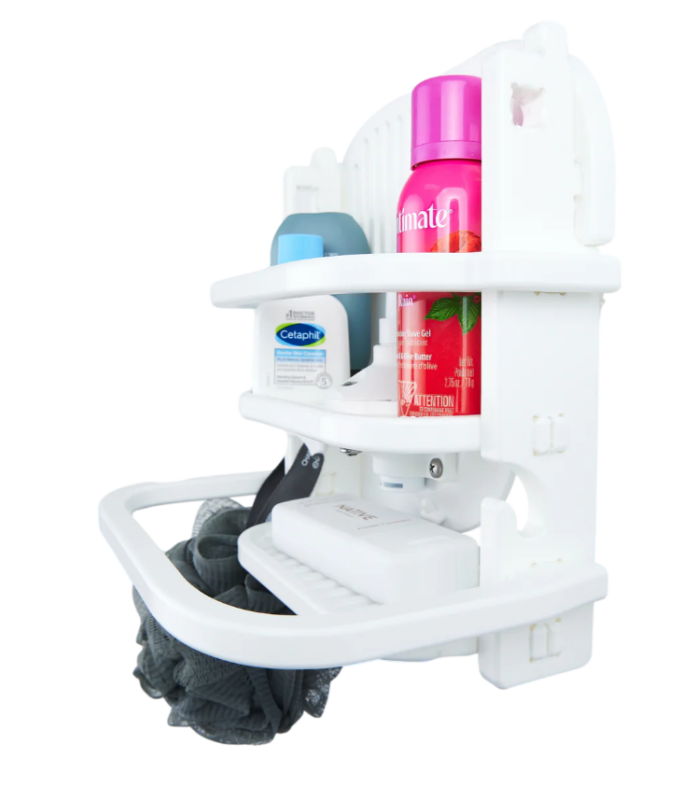 SeaSucker Shower Caddy - White-thumbmail-2