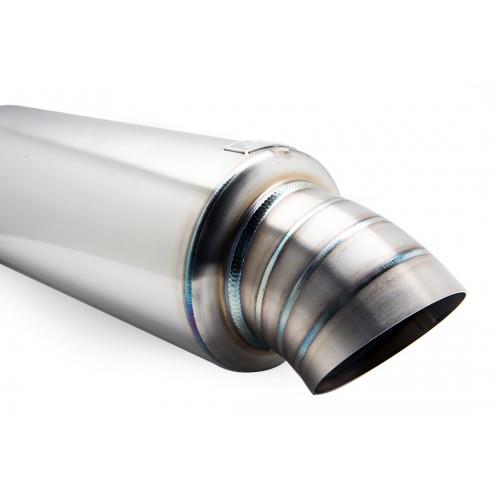 BLOX Racing 3 inch Universal Street Muffler - Turndown Tip-thumbmail-2
