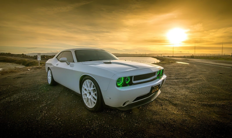 Oracle 08-14 Dodge Challenger LED Projector Headlight Halo Kit - Green-thumbmail-7