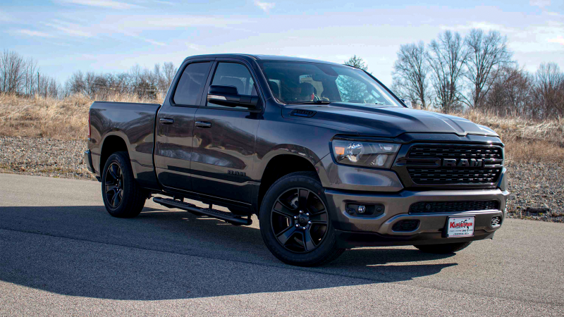 Fishbone Offroad 2019+ Dodge Ram 1500 Quad Cab Oval Side Steps - Black Textured-thumbmail-5
