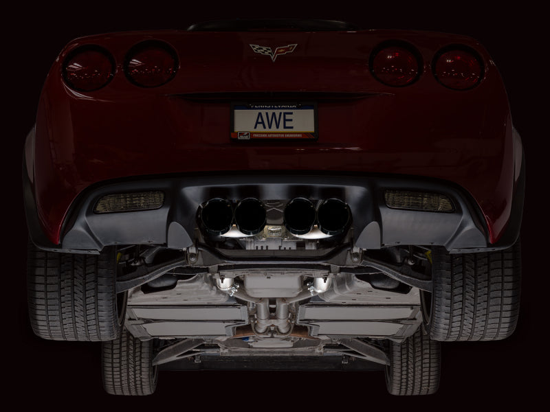 AWE Tuning 09-13 Chevrolet Corvette 6.2L Track Edition Axle-back Exhaust w/ Diamond Black Tips-thumbmail-7