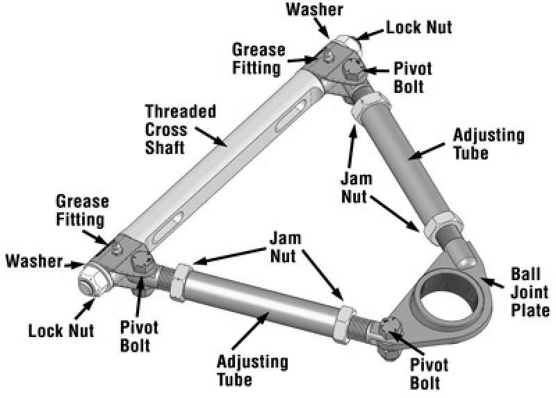 SPC Performance Pro Series Front Adjustable Upper Control Arm (Chrysler Thread-In 10deg) (Race Only)-thumbmail-2