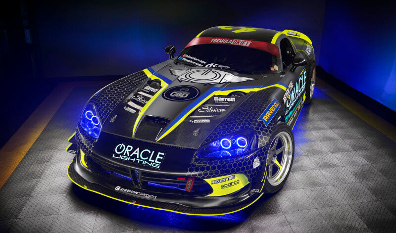 Oracle 03-09 Dodge Viper SRT-10 LED Headlight Halo Kit - Amber-thumbmail-6