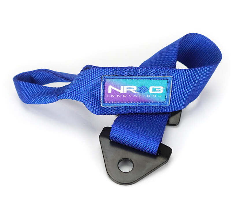 NRG Universal Tow Strap 24in Adjustable - Blue-thumbmail-1