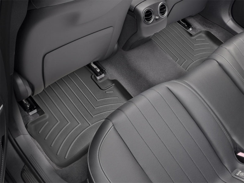 WeatherTech 2020+ Audi A5/S5 Rear (2nd Row) FloorLiners - Black (COUPE ONLY)-thumbmail-1