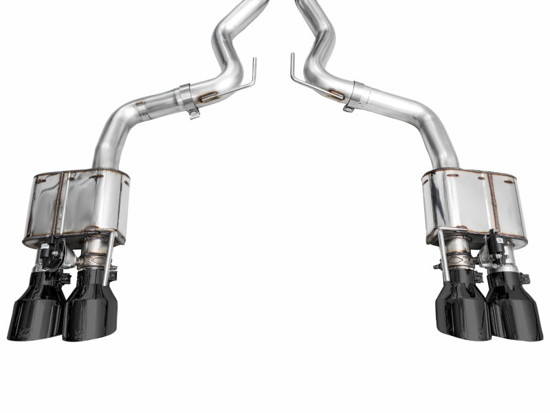 AWE Tuning 21-23 Ford Mustang Mach 1 SwitchPath Cat Back Exhaust w/ Quad Diamond Black Tips-thumbmail-10