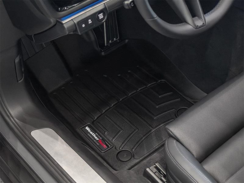 WeatherTech 24-26 Porsche Panamera 1st Row Front FloorLiner - Black-thumbmail-10