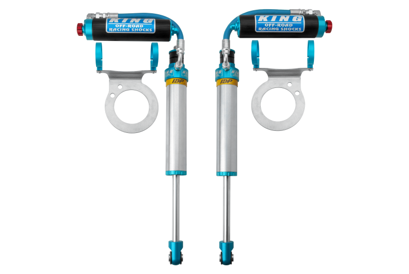 King Shocks 2014+ Ram 2500/3500 4WD Front 2.5 Dia Piggy Hose Shock w/ Adj. & IBP (Pair)-thumbmail-1