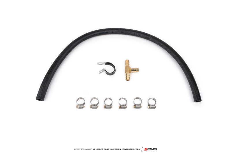 AMS Performance Infiniti Q50/Q60 Port Injection Lower Manifold - Black-thumbmail-7