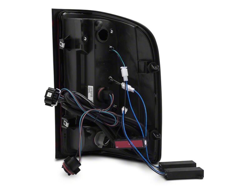 Raxiom 07-13 Chevrolet Silverado 1500 G2 LED Tail Lights- Black Housing- Smoked Lens-thumbmail-4