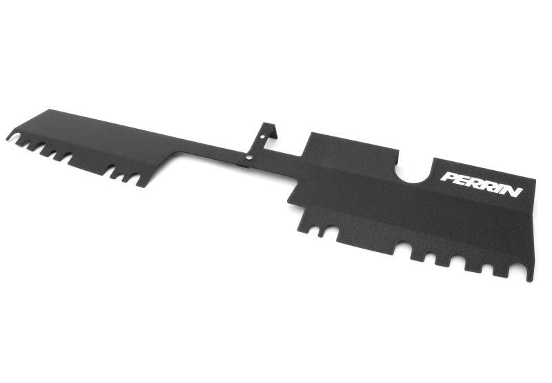 Perrin 15-21 WRX/STI Radiator Shroud (With OEM Intake Scoop) - Black-thumbmail-4