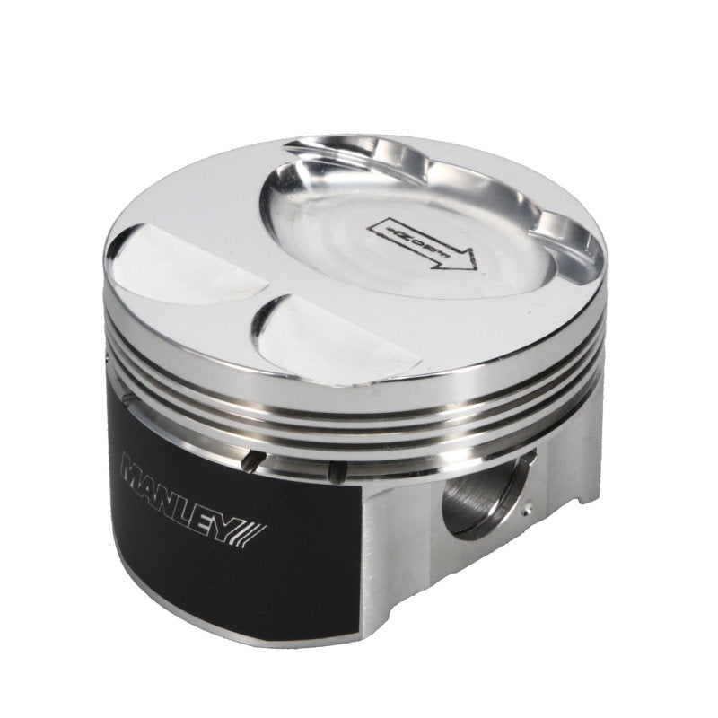 Manley MazdaSpeed 3 MZR 2.3L 87.75mm Bore -13.3cc Dome 9.5:1 CR  Pistons w/ Rings - Set of 4-thumbmail-1