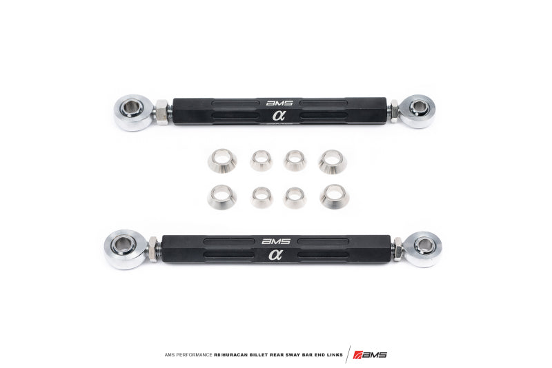 2017+ Audi R8 / 2015+ Lamborghini Huracan Billet Rear Sway Bar End Links-thumbmail-1