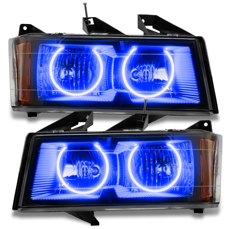 Oracle Lighting 04-12 Chevrolet Colorado Pre-Assembled LED Halo Headlights -Blue-thumbmail-2