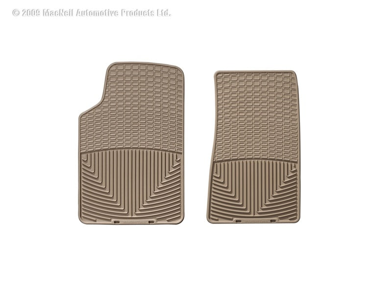 WeatherTech 03-10 Cadillac CTS Front Rubber Mats - Tan-thumbmail-2