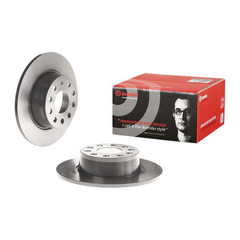 Brembo 2020 VW Jetta Rear Premium UV Coated OE Equivalent Rotor-thumbmail-1