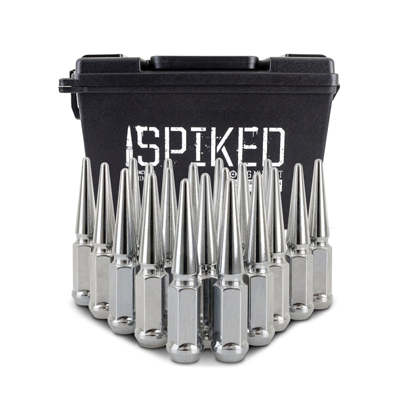 Mishimoto Steel Spiked Lug Nuts M12x1.5 20pc Set - Chrome-thumbmail-3