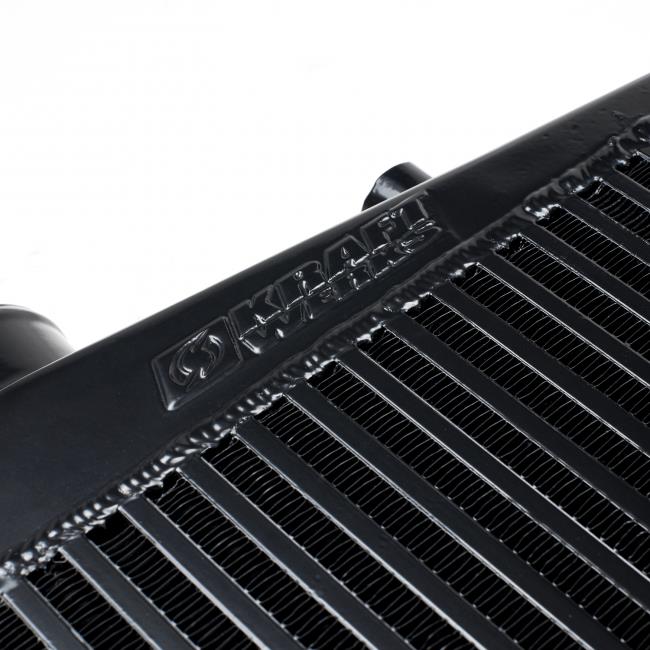 KraftWerks 31x12x4in Core Size 3in Inlet/Outlet Universal Black Intercooler-thumbmail-4