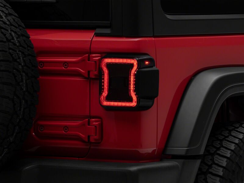 Raxiom 18-26 Jeep Wrangler JL LED Tail Lights- Red Housing- Smoked Lens-thumbmail-7