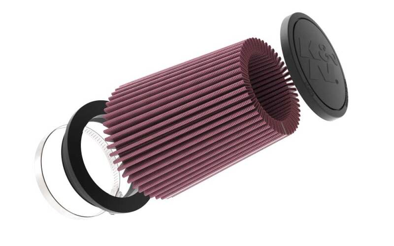 K&N Universal 4in Flange x 5-3/8in Base x 4in Height High flow Air Filter-thumbmail-4