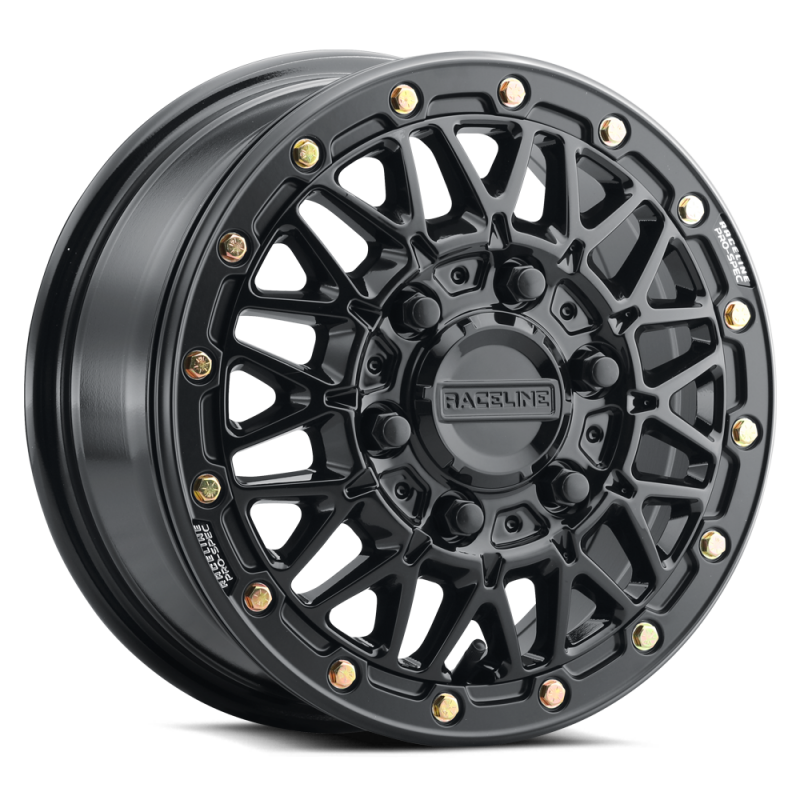 Raceline A15 Omega 15x6in / 6x139.7 BP / 74mm Offset / 78.1mm Bore - Gloss Black-thumbmail-2