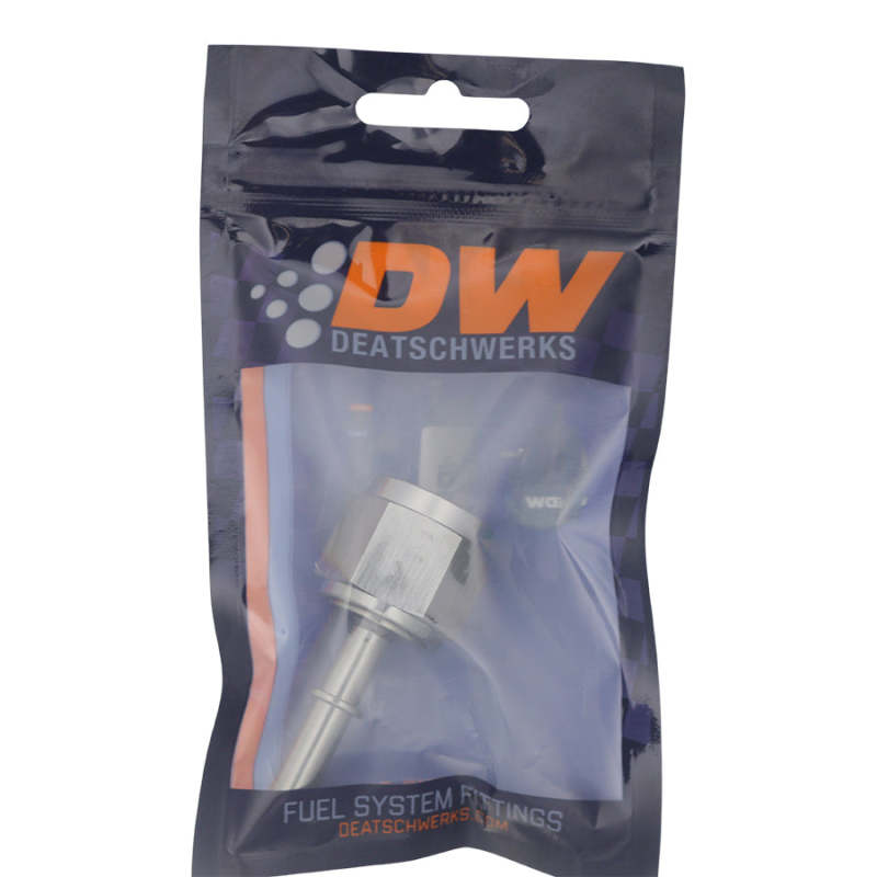 DeatschWerks 10AN Female Flare Swivel to 5/16in Male EFI Quick Disconnect - Anodized DW Titanium-thumbmail-2