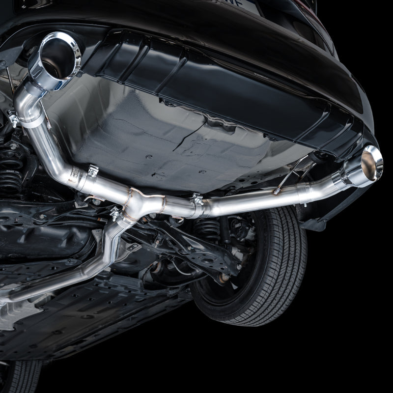 AWE Tuning 22+ Honda Civic Si/Acura Integra Track Edition Catback Exhaust - Dual Chrome Silver Tips-thumbmail-6