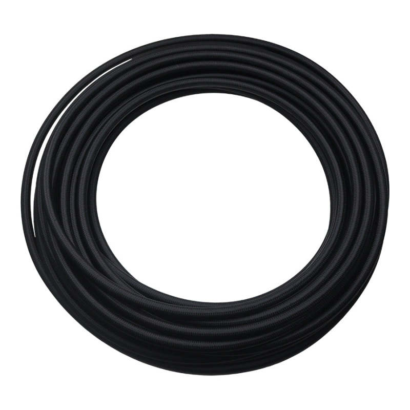 DeatschWerks 6AN Black Nylon Braided PTFE Hose - 50ft-thumbmail-1