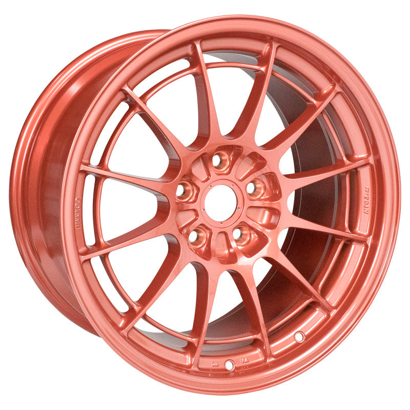 Enkei NT03+M 18x9.5 5x114.3 40mm Offset 72.6mm Bore Orange Wheel-thumbmail-2