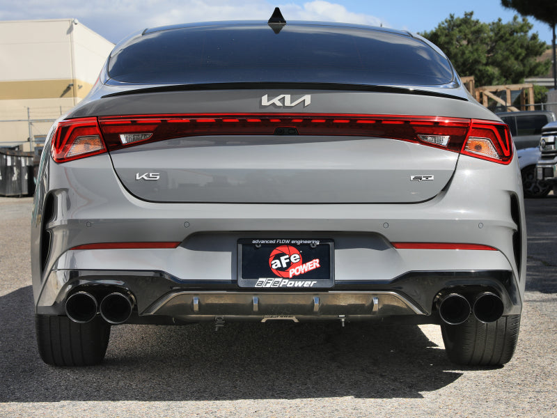 aFe Takeda 21-24 Kia K5 GT L4-2.5L (t) SS Axle-Back Exhaust System w/ Black Tips-thumbmail-3