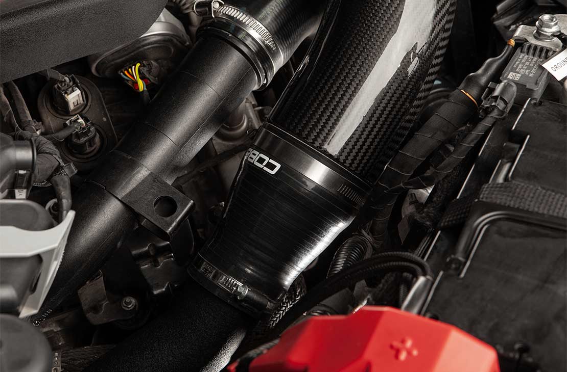 COBB Redline Carbon Fiber Turbo Inlets Ford F-150 Raptor Gen 2 detail product view