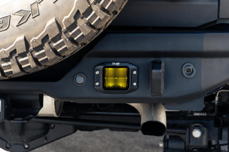 DV8 3-Inch Elite Series LED Amber Flush Mount Pod Light-thumbmail-7