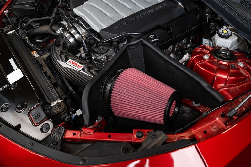 Corsa 16-24 Chevrolet Camaro SS 6.2L V8 Carbon Fiber Open Element Air Intake - Dry-thumbmail-4