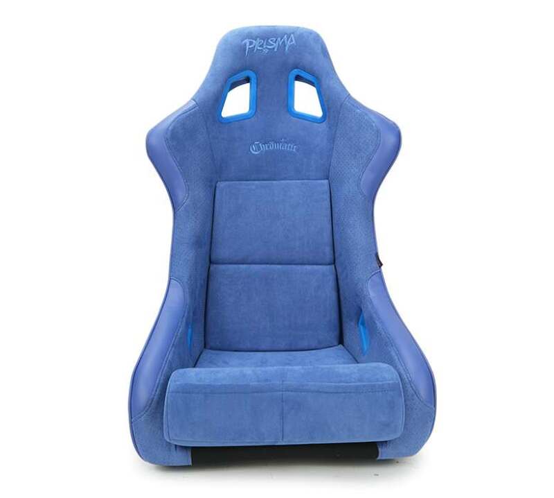 NRG FRP Bucket Seat (Large) Prisma-Chromatic Royal Blue Vegan Suede w/ Chameleon Back-thumbmail-1
