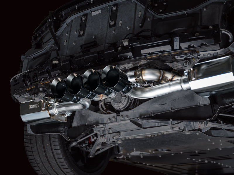 AWE 2023 C8 Corvette Z06 SwitchPath Cat-Back Exhaust - Diamond Black Tips-thumbmail-7