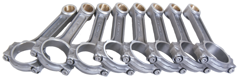 Eagle Chevrolet Small Block 6.000in 4340 I-Beam Connecting Rods w/ ARP 8740 (Set of 8)-thumbmail-1